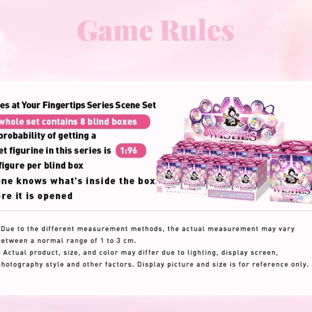 1 pc. POP MART wishes at your fingertips series scene set mystery box - Picture 15 of 15